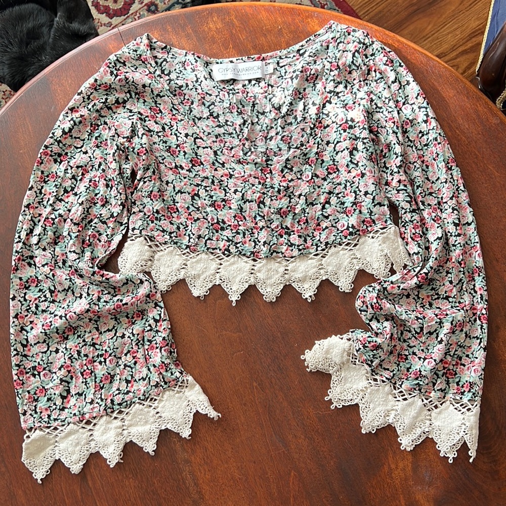 Gypsy Warrior Crop Top Sz XS